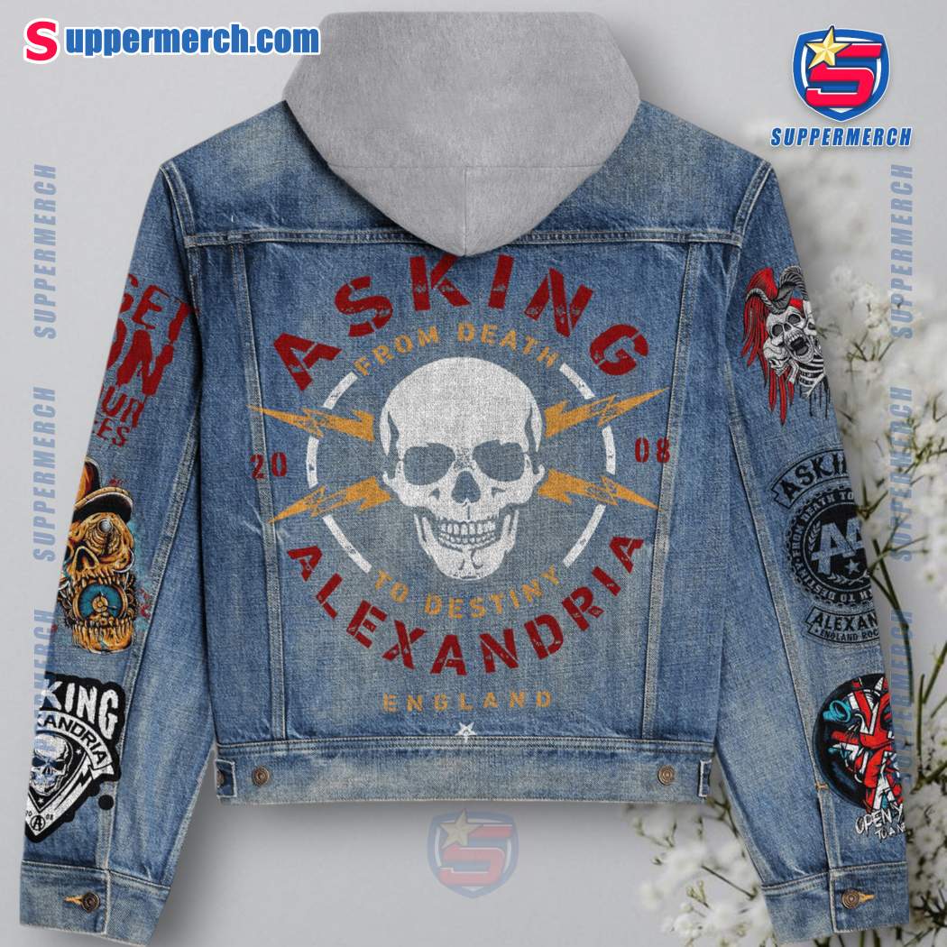 Asking Alexandria From Death To Destiny Jean Hoodie Jacket-b h3i1zNY
