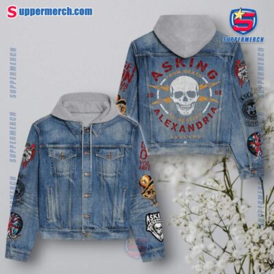 Asking Alexandria From Death To Destiny Jean Hoodie Jacket QZaD6xp