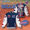 Buffalo Bills 2025 Afc East Champions Baseball Jacket K8Ft3wE