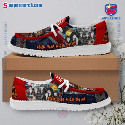 Def Leppard Pour Some Sugar On Me Loafer Shoes rki87gD
