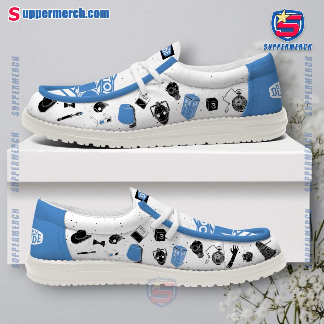 Doctor Who Pattern Loafer Shoes-a WbmBDzG