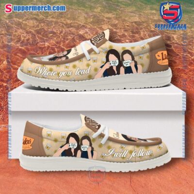 Gilmore Girls Where You Lead I Will Follow Loafer Shoes-a wna6QgC