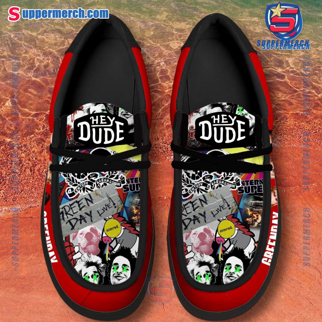 Green Day Band Loafer Shoes-b 4LxIGg8