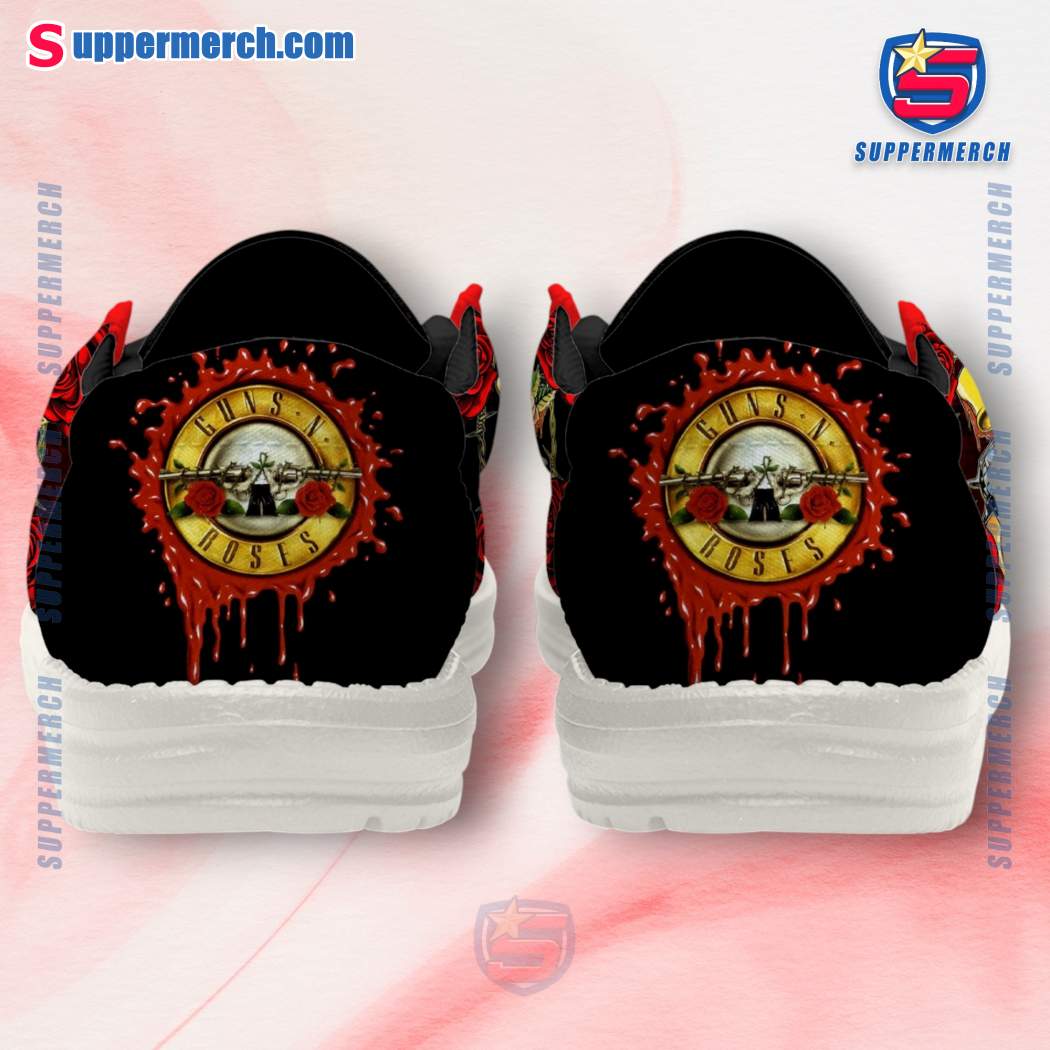 Guns N' Roses Skull Roses Loafer Shoes-b Cz9VUSD