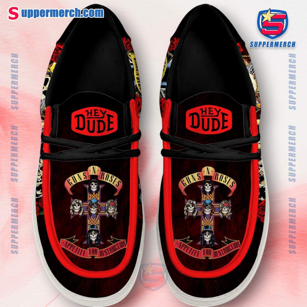 Guns N' Roses Skull Roses Loafer Shoes-c 2qPX1Lw