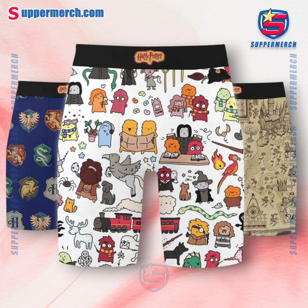 Harry Potter 3Pcs Men's Underwear Boxer Brief dYi6eOn