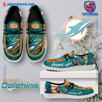 Miami Dolphins Phins Up Loafer Shoes K0ZprWn