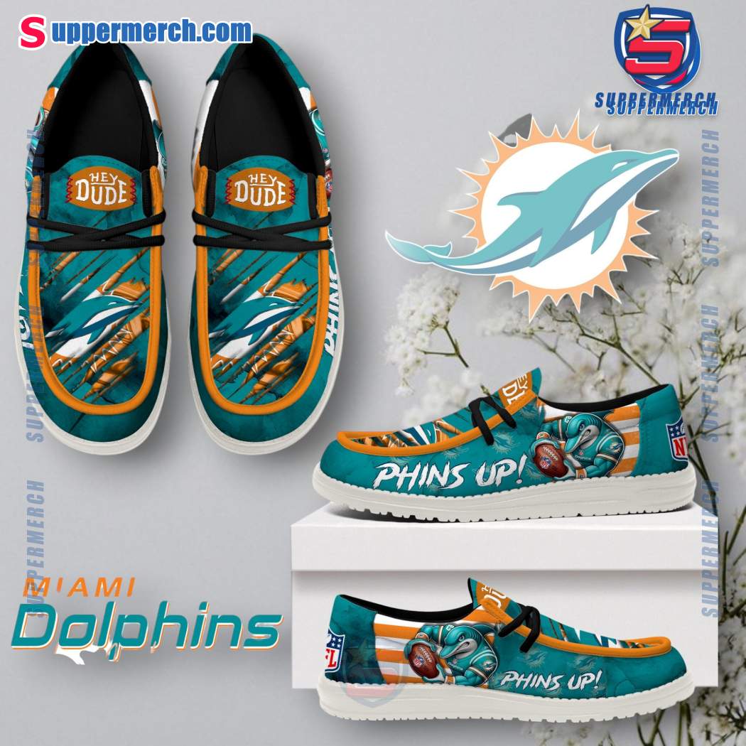 Miami Dolphins Phins Up Loafer Shoes K0ZprWn