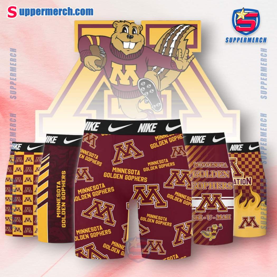 Minnesota Golden Gophers 5Pcs Men's Underwear Boxer Brief E3TKryq