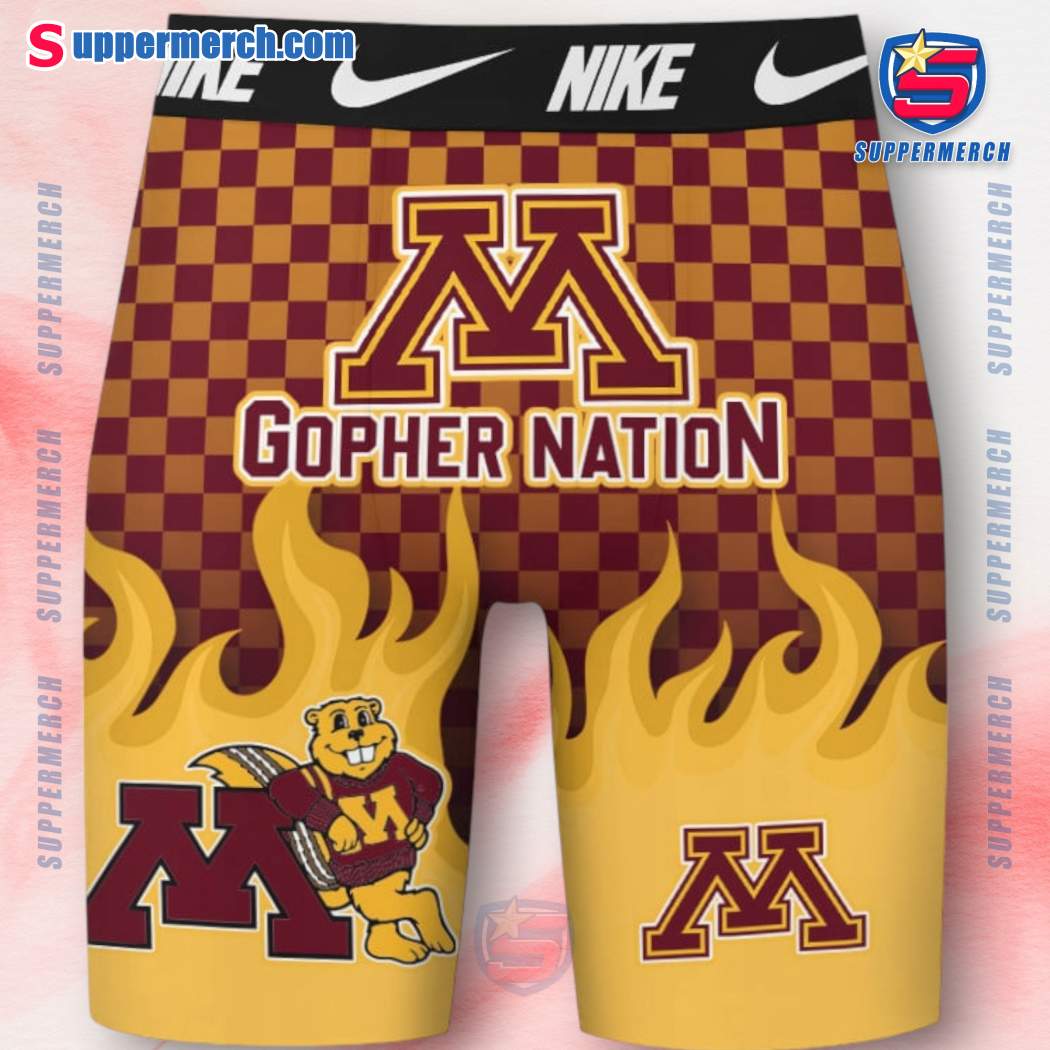 Minnesota Golden Gophers 5Pcs Men's Underwear Boxer Brief-y SPI4A9E