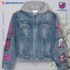 Nicki Minaj Pink Friday Signature Jean Hoodie Jacket-a TPlHONy
