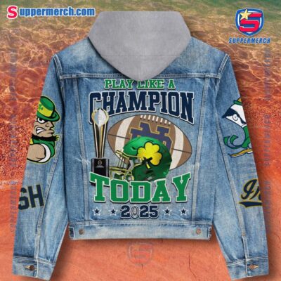 Notre Dame Fighting Irish Play Like A Champion Today 2025 Jean Hoodie Jacket-a zjCVYeU