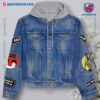 Oasis Live Forever Jean Hoodie Jacket-b bVZBGaS