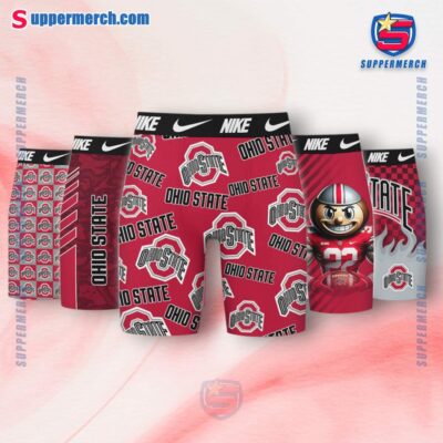 Ohio State Buckeyes 5Pcs Men's Underwear Boxer Brief 4ckWEe9