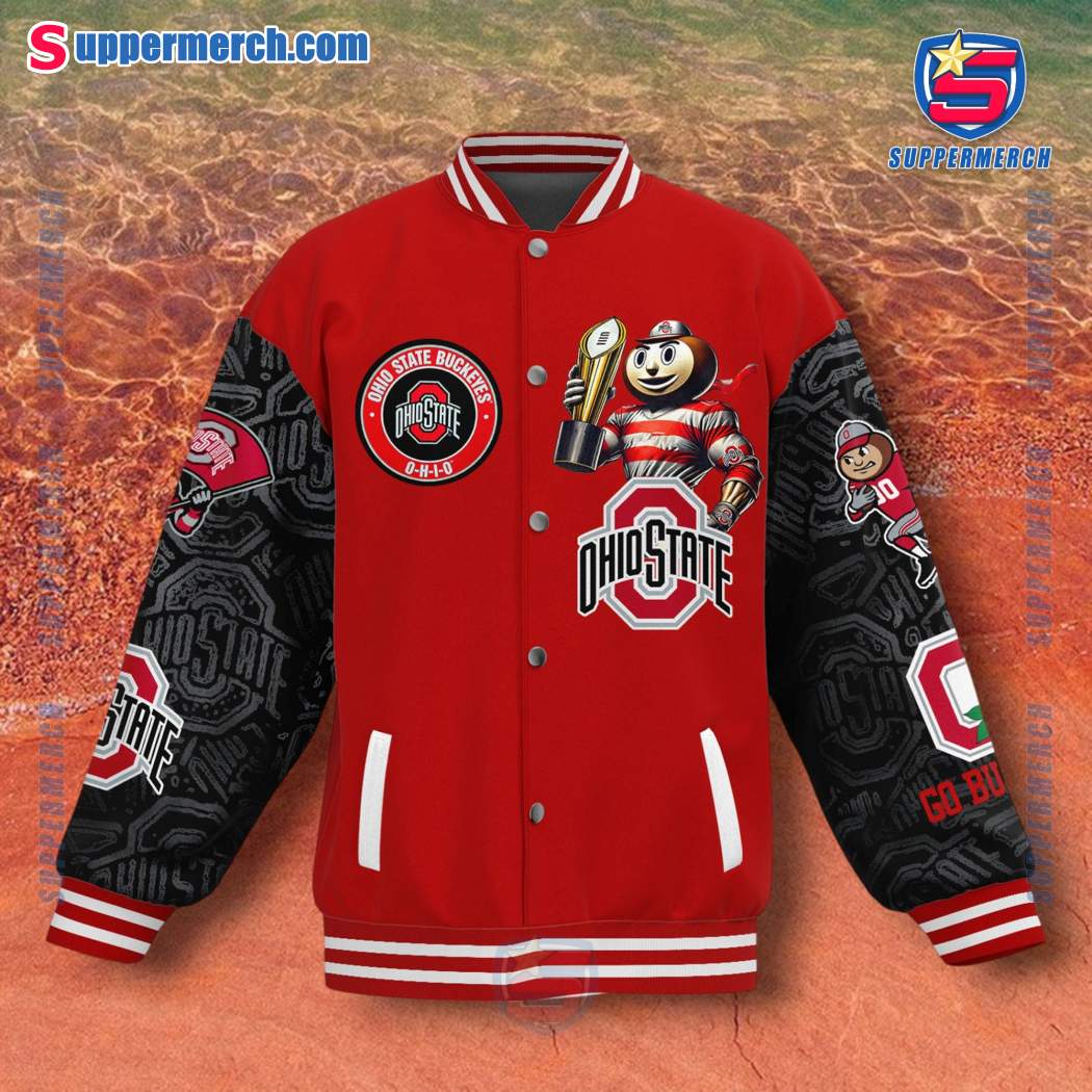 Ohio State Buckeyes Buck Around And Find Out 2025 Baseball Jacket-a lT279u0