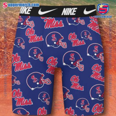 Ole Miss Rebels 5Pcs Men's Underwear Boxer Brief-a nN4BUKx