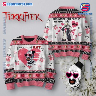 Terrifier Take Another Little Piece Of My Heart Baby Valentine Sweater 9pBbGIQ