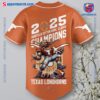 Texas Longhorns 2025 Goodyear Cotton Bowl Classic Champions Personalized Baseball Jersey-b b5chA9v