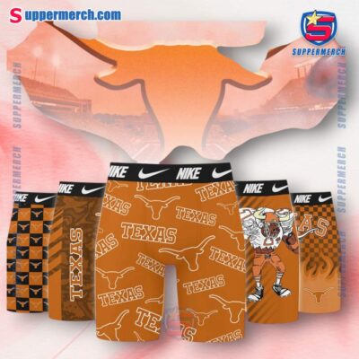 Texas Longhorns 5Pcs Men's Underwear Boxer Brief 3wlofI7