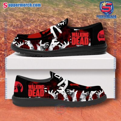 The Walking Dead Blood Hand Loafer Shoes-a 6Cuxa7S