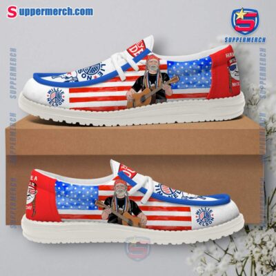 Willie Nelson American Flag Loafer Shoes 3QFp27k