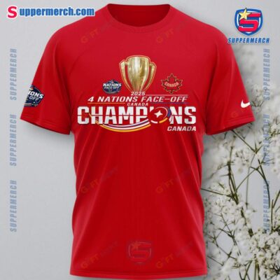 2025 4 Nations Face-off Champions Canada Shirt-a OEAU8vs
