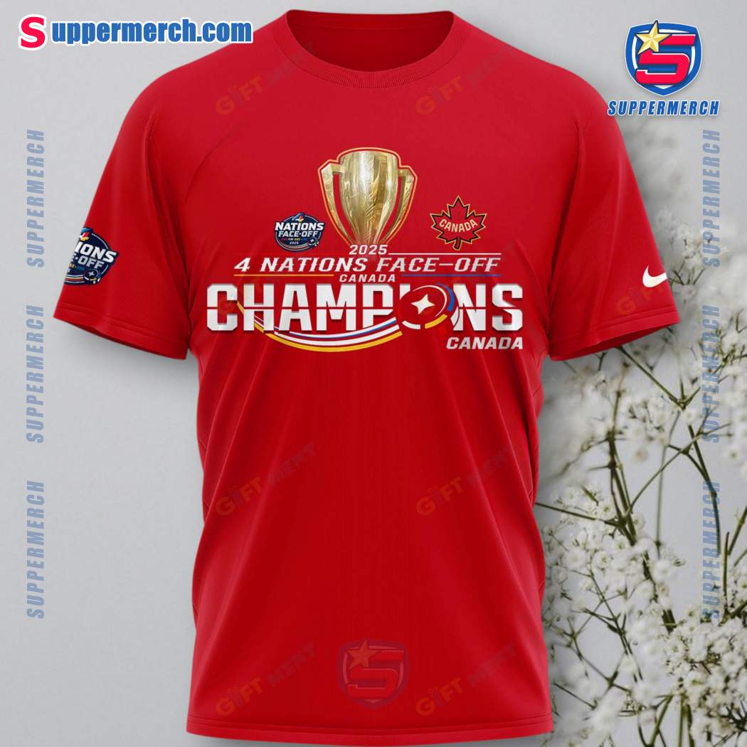 2025 4 Nations Face-off Champions Canada Shirt-a OEAU8vs