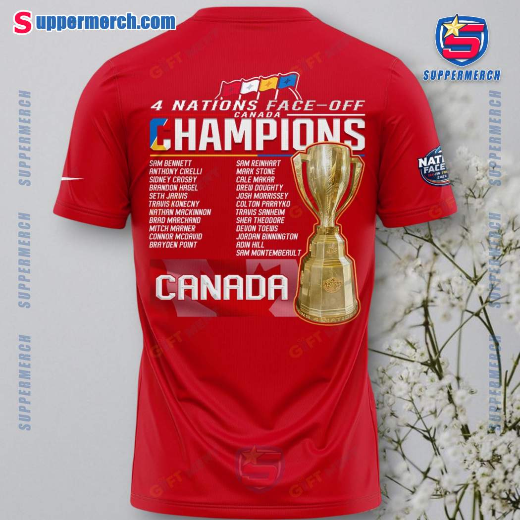 2025 4 Nations Face-off Champions Canada Shirt-b 0s2MNWB