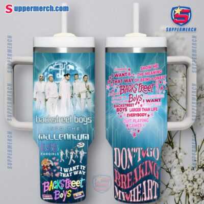 Backstreet Boys Into The Millennium Fangirls 40oz Tumbler With Handle lyxZWRJ