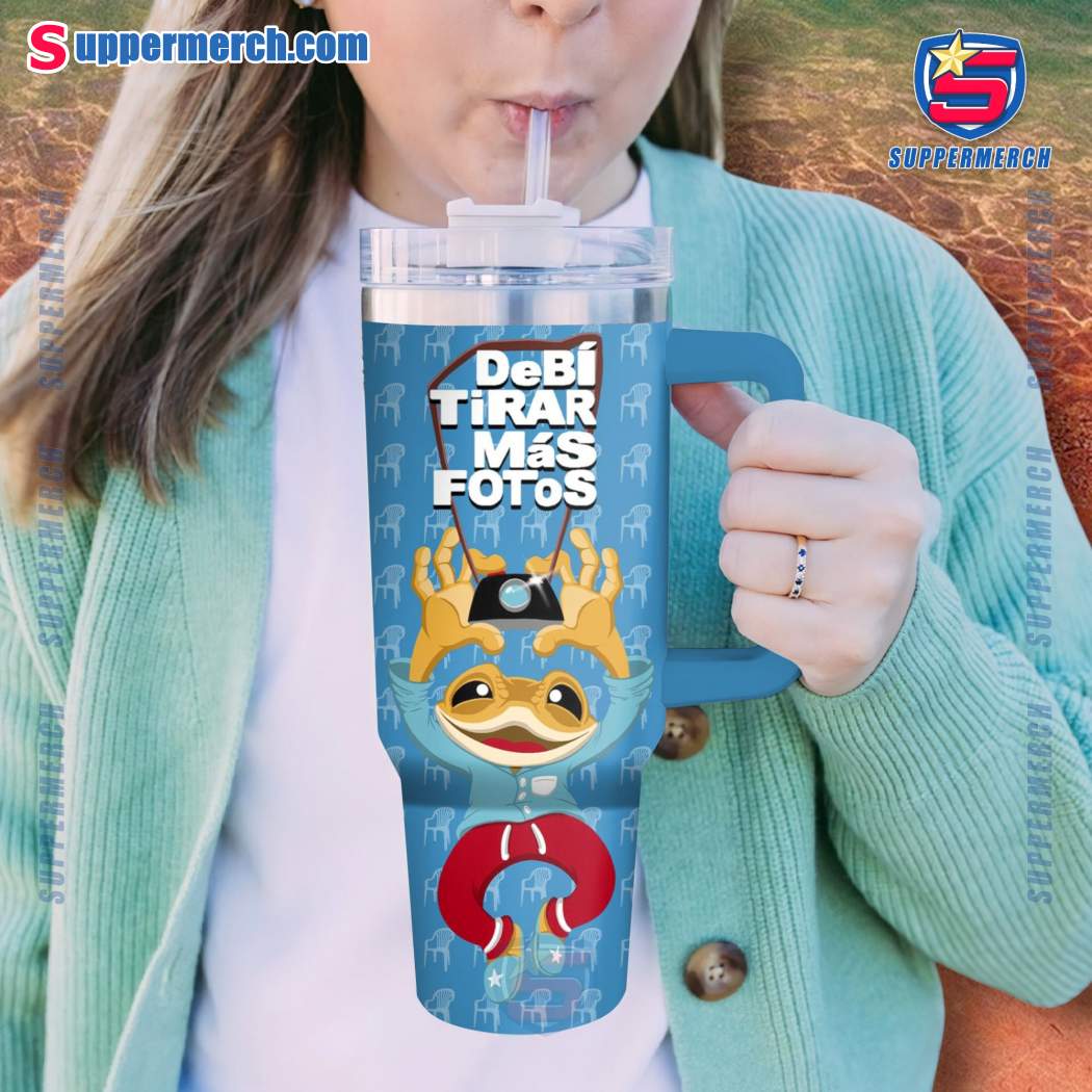 Bad Bunny Debi Tirar Mas Fotos 40oz Tumbler With Handle-a RpzHfI1