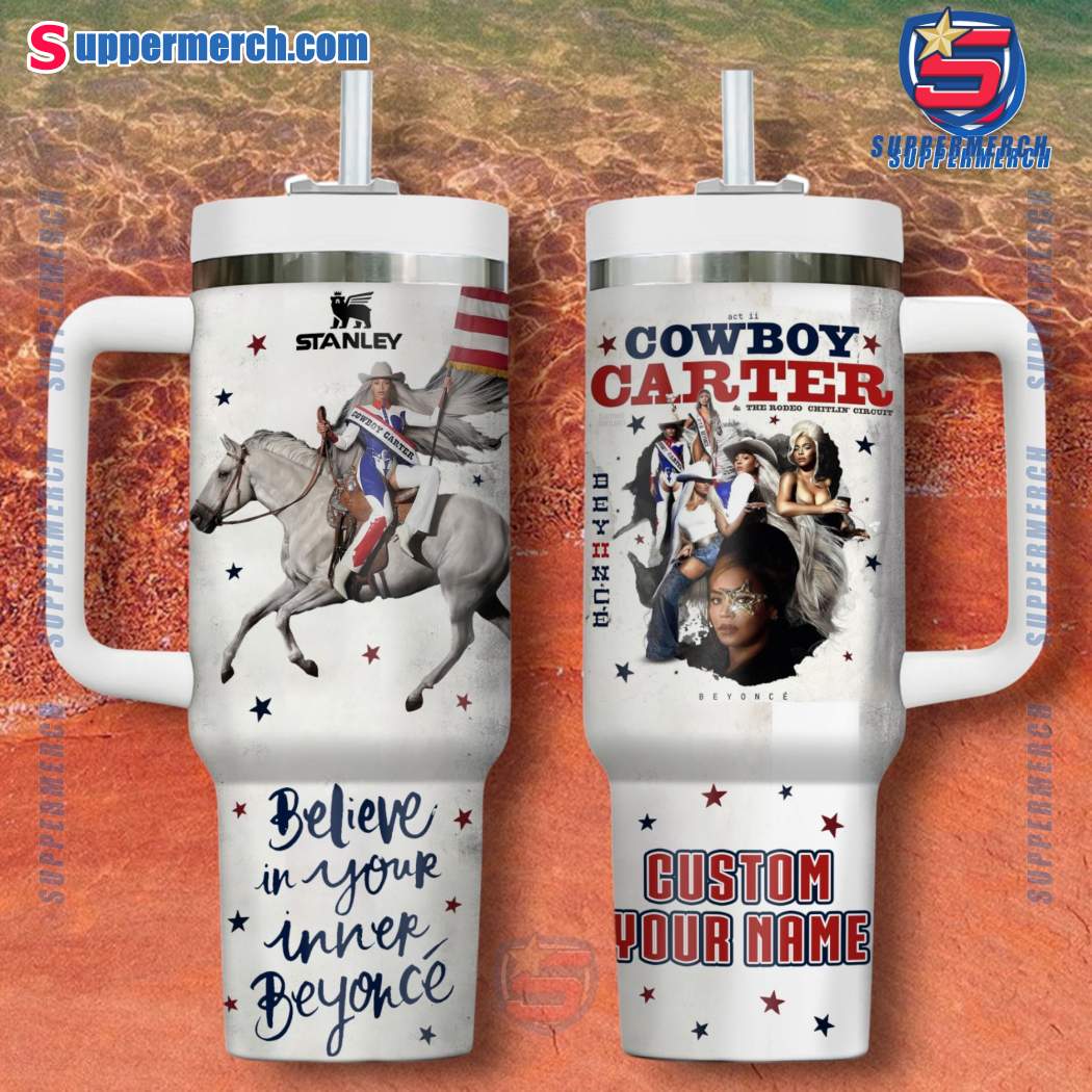 Beyonce Cowboy Carter And The Rodeo Chitlin' Circuit Personalized 40oz Tumbler With Handle mNDOsUH