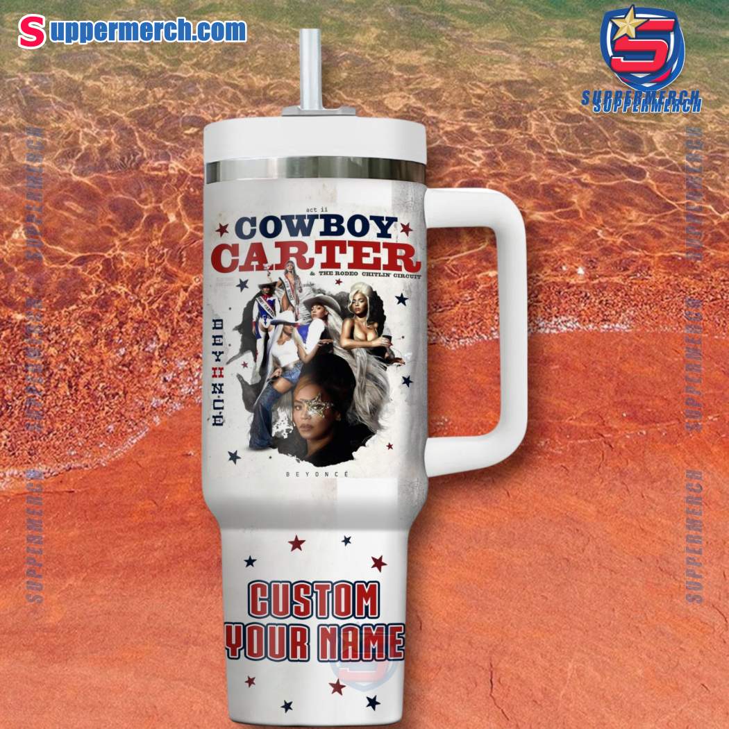 Beyonce Cowboy Carter And The Rodeo Chitlin' Circuit Personalized 40oz Tumbler With Handle-b Te1b0hi