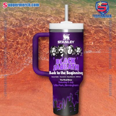 Black Sabbath Back To The Beginning The Final Show 40oz Tumbler With Handle-a wXLj7rF