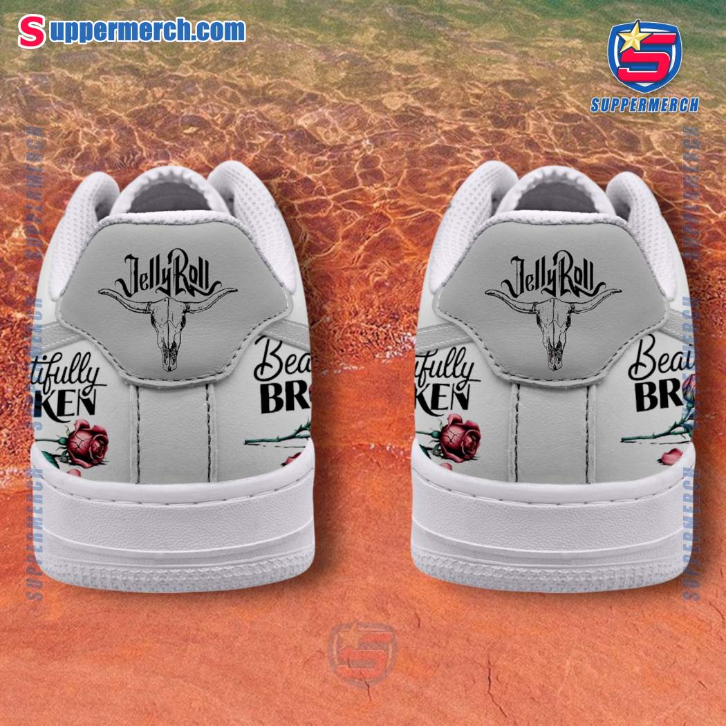 Jelly Roll Beautifully Broken And I Am Not Only Air Force Shoes-b 0ARelT4