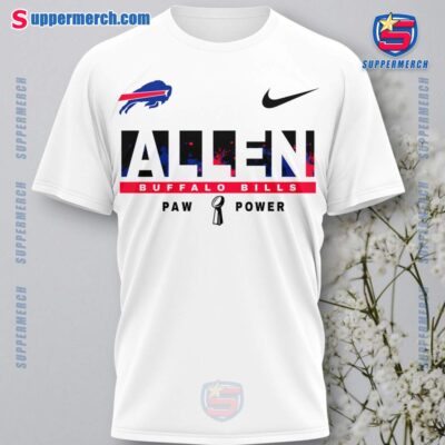 Josh Allen Buffalo Bills Paw Power Shirt-a 1PLFNa2