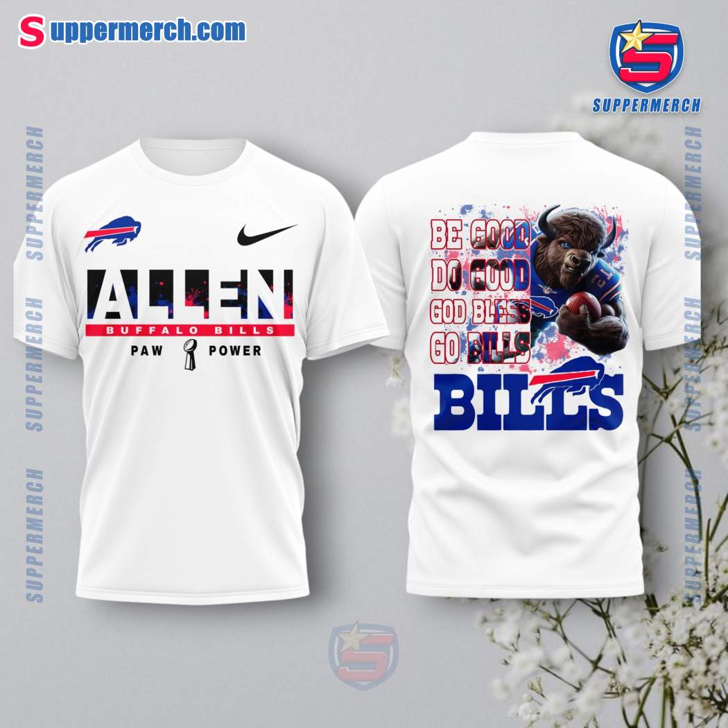 Josh Allen Buffalo Bills Paw Power Shirt L0JsrYj