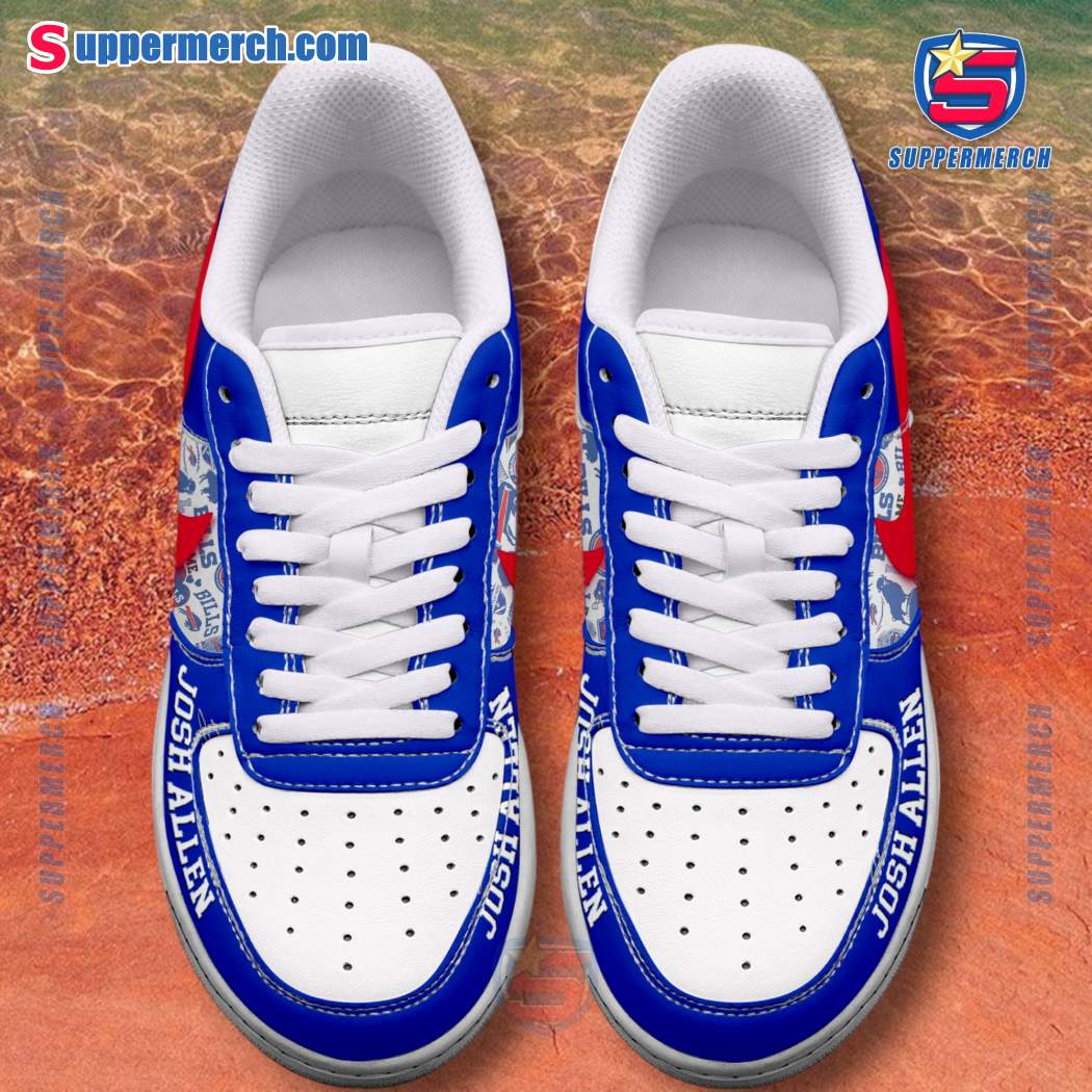 Josh Allen MVP Buffalo Bills Signature Air Force Shoes-a YGWZl0I