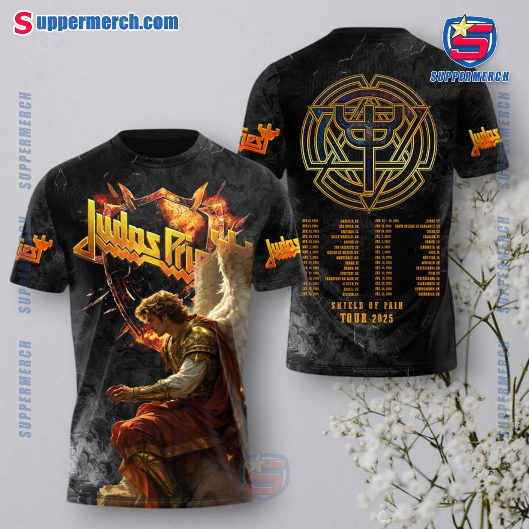 Judas Priest Shield Of Pain Tour Tour 2025 T-shirt, Hoodie wxgmZUB