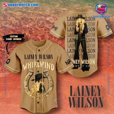 Lainey Wilson Whirlwind World Tour Country Cool Personalized Baseball Jersey Urs1NTP