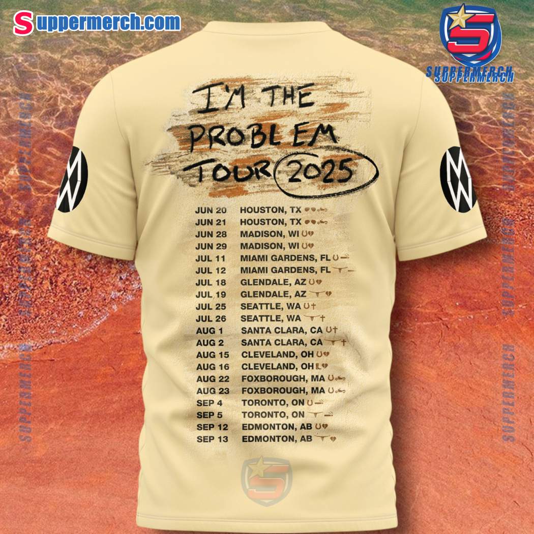 Morgan Wallen I'm The Problem Tour 2025 Dates Shirt-a hcLmzya