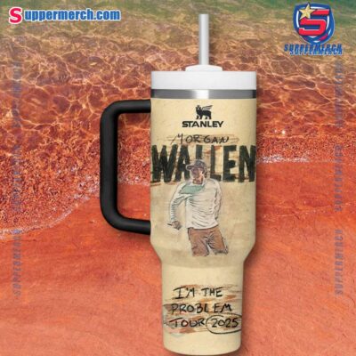 Morgan Wallen I'm The Problem Tour 2025 Personalized 40oz Tumbler With Handle-a ztgGIYy