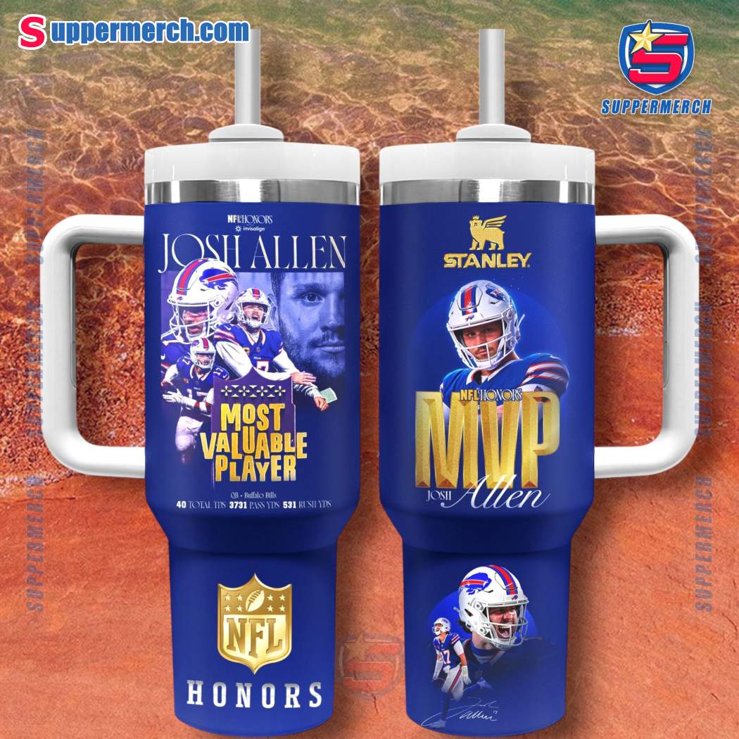 NFL Honors Josh Allen Mvp 40oz Tumbler With Handle rD89Gmj