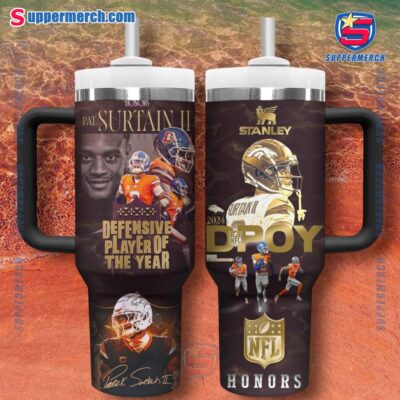 NFL Honors Pat Surtain II Defendsive Player Of The Year 40oz Tumbler With Handle ITSUskd