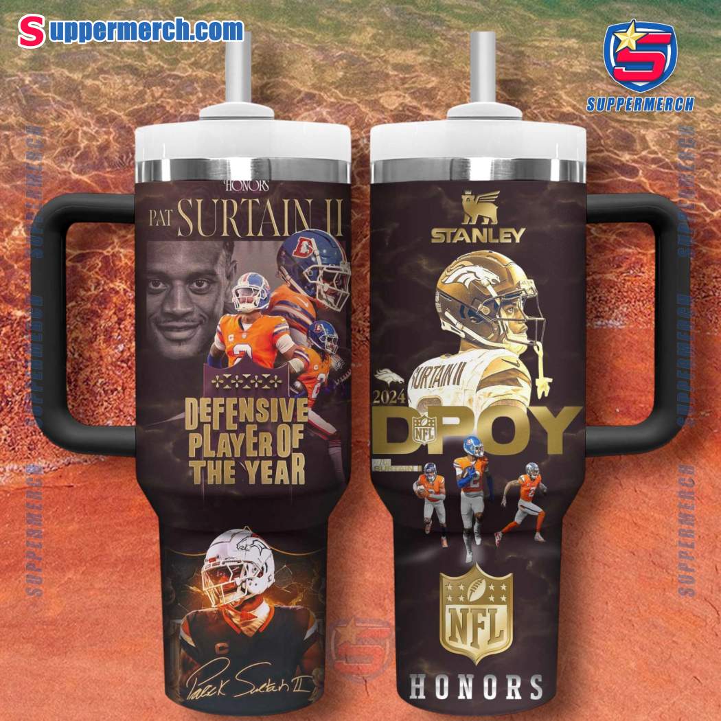 NFL Honors Pat Surtain II Defendsive Player Of The Year 40oz Tumbler With Handle ITSUskd
