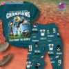Philadelphia Eagles 2 Time Super Bowl Champions Victory Is Ours Pajamas Set B7MRyqO