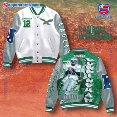 Philadelphia Eagles Randall Cunningham Baseball Jacket-a wYpflXT