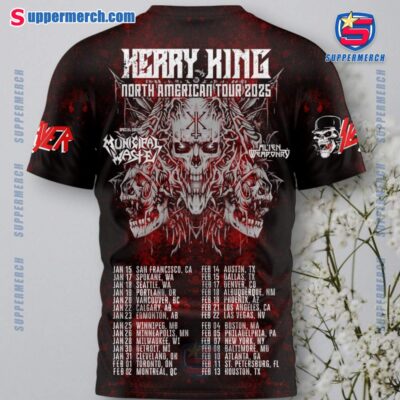 Slayer Kerry King North American Tour 2025 Shirt-a rgDb54q