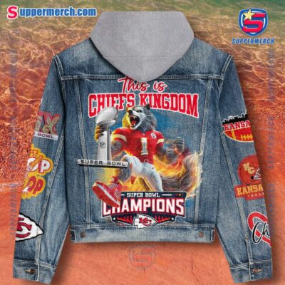 This Is Chiefs Kingdom Super Bowl Champions Jean Hoodie Jacket-a PFxG1fj