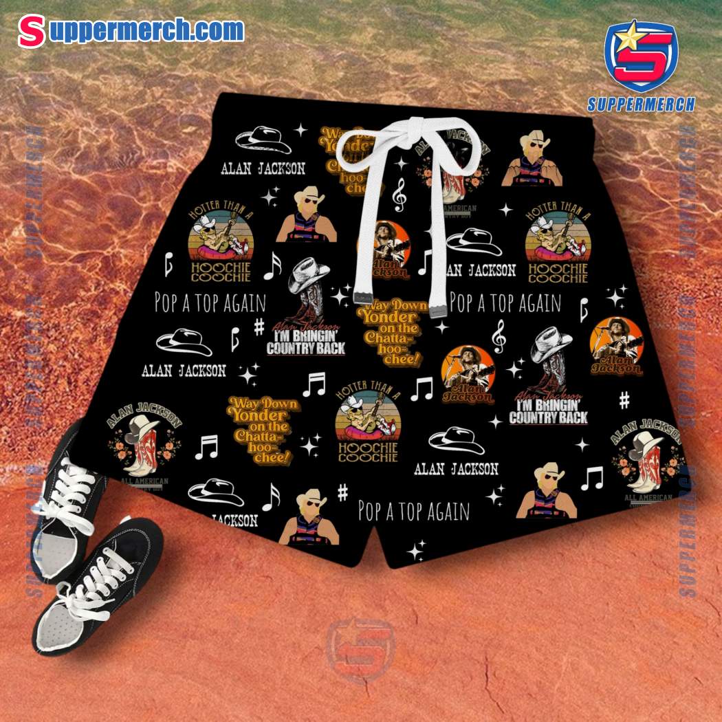 Alan Jackson Hoochie Coochie Last Call One More For The Road Short Pajamas Set-b GH1t9Kv