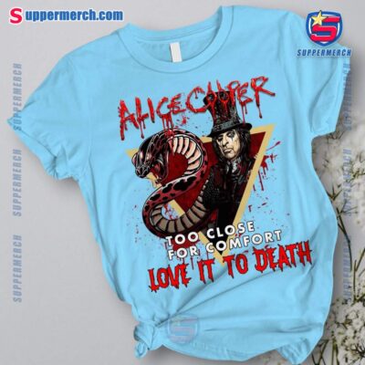 Alice Cooper Too Close For Comfort Love It To Death Short Pajamas Set-a 8wbCLx3